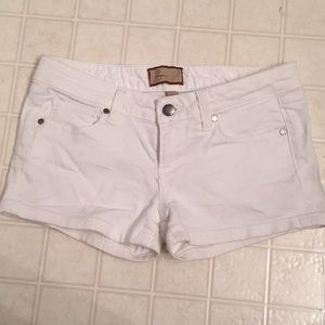 Paige White Shorts Size 26 Worn Once!